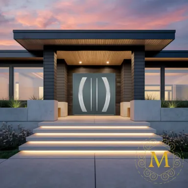 European entry door