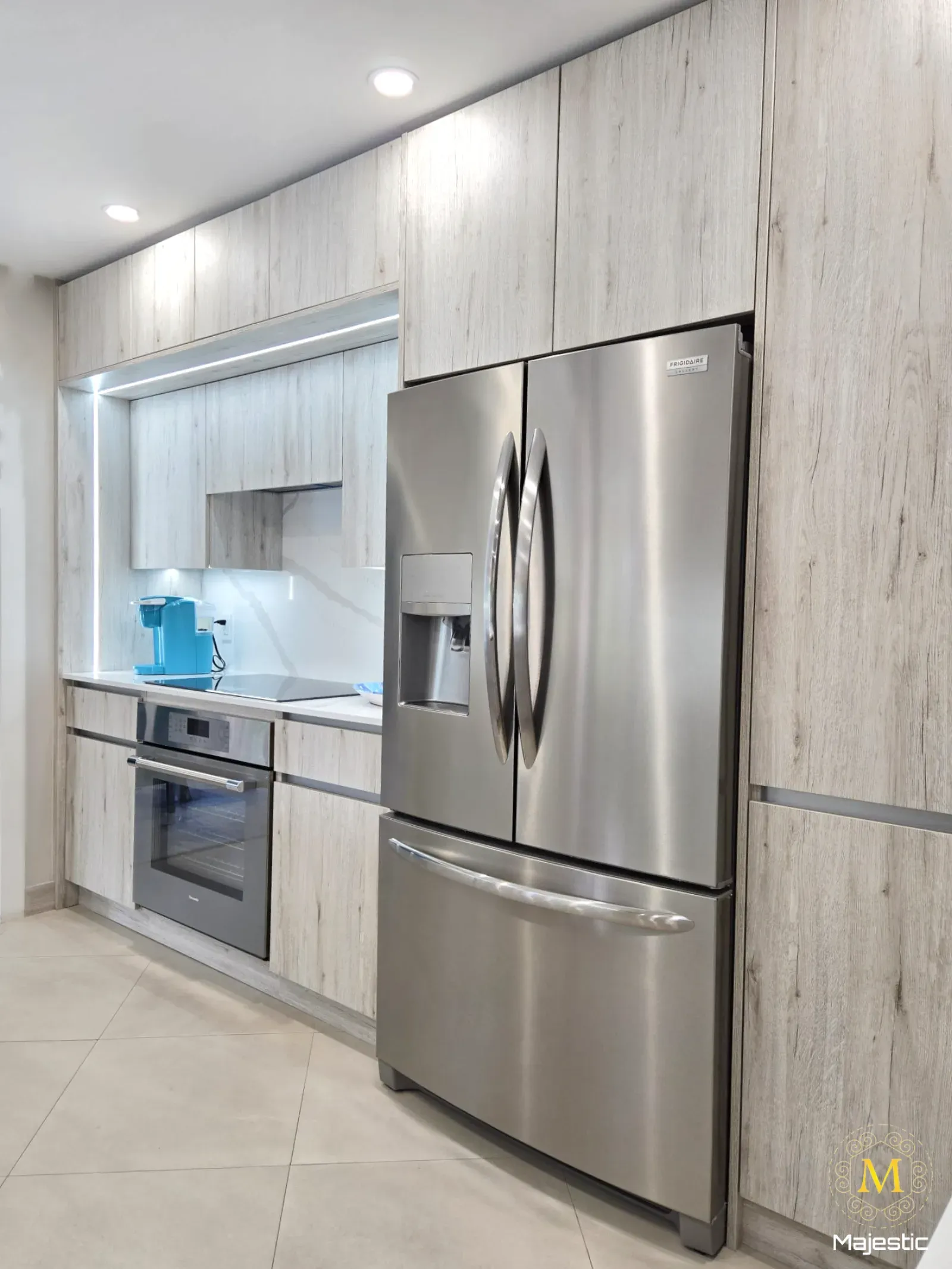 Light wood cabinetry